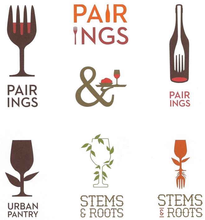 logomarca desenvolvimento wine bar restaurante